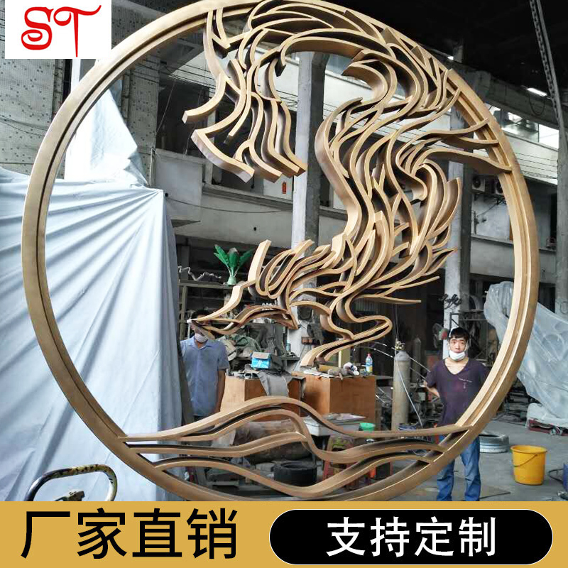 不銹鋼動物雕塑公司